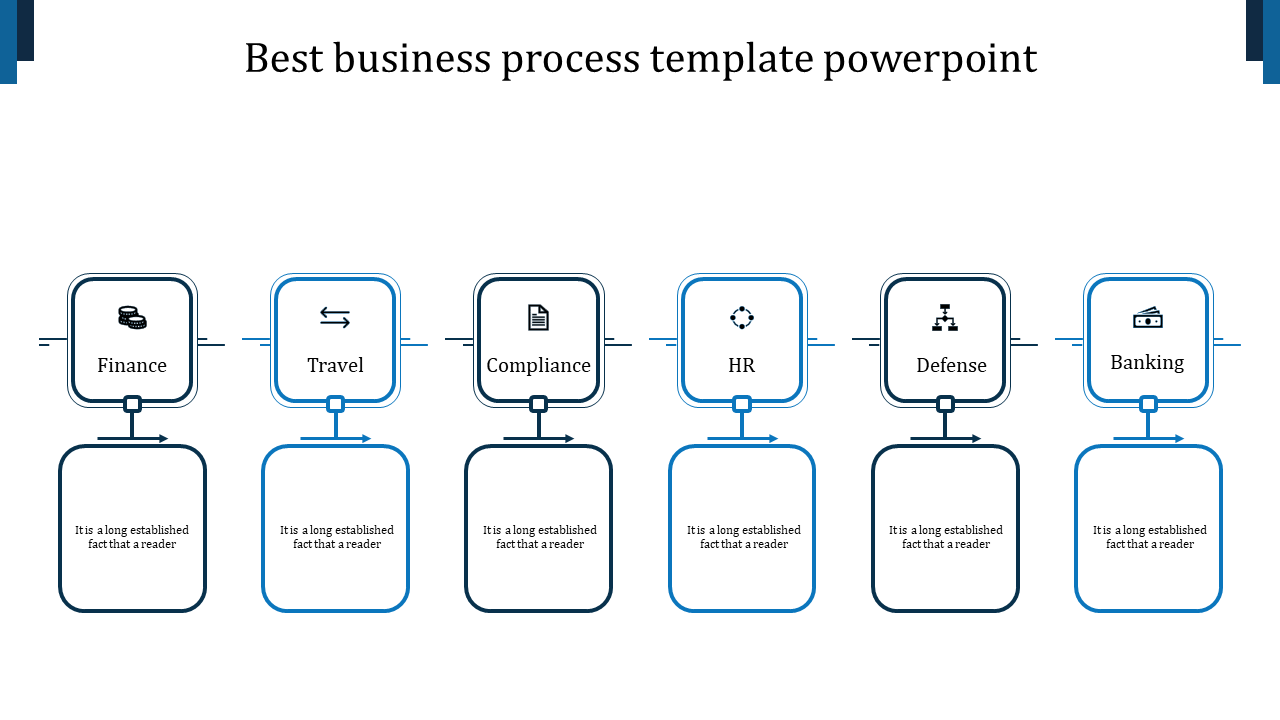 business process template powerpoint-6-blue